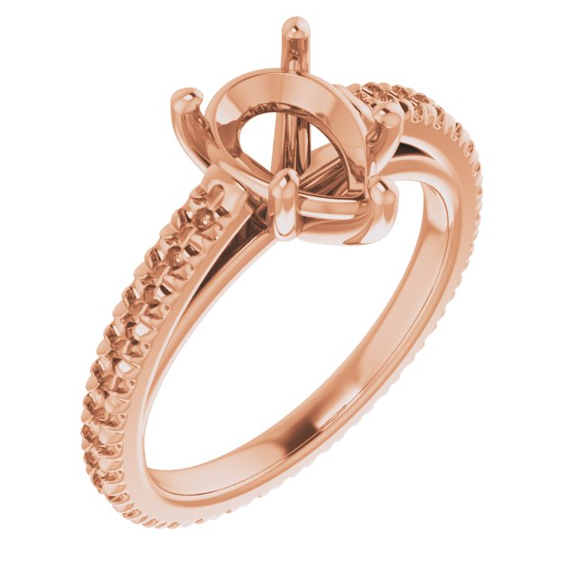 Accented Eternity-Style Engagement Ring