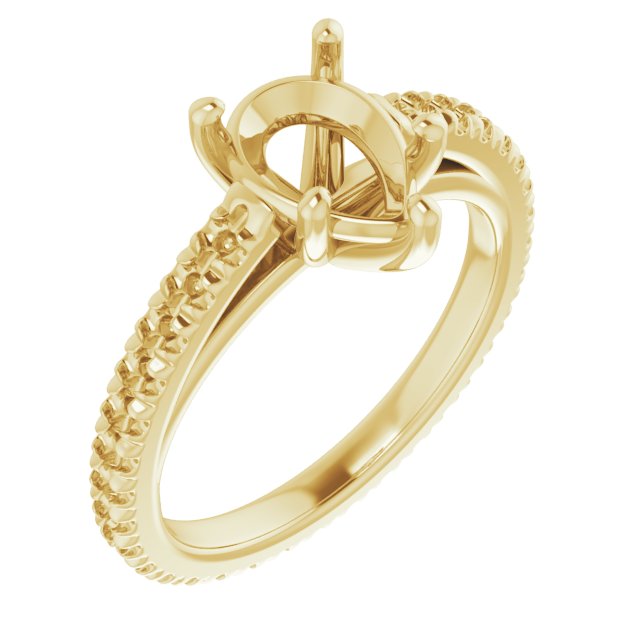 Accented Eternity-Style Engagement Ring