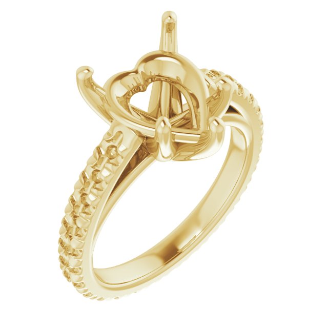 Accented Eternity-Style Engagement Ring