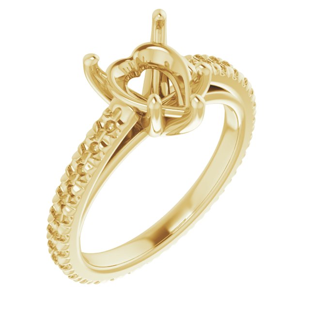 Accented Eternity-Style Engagement Ring
