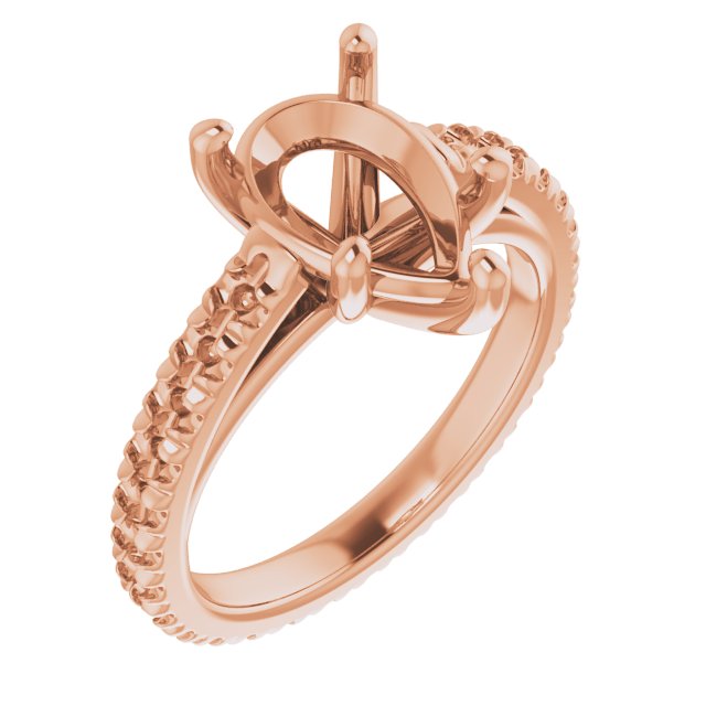 Accented Eternity-Style Engagement Ring