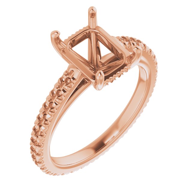 Accented Eternity-Style Engagement Ring