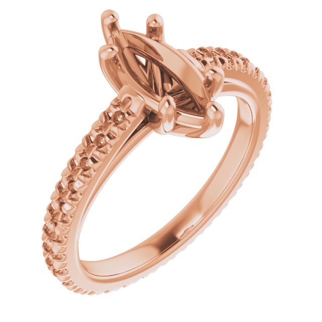 Accented Eternity-Style Engagement Ring