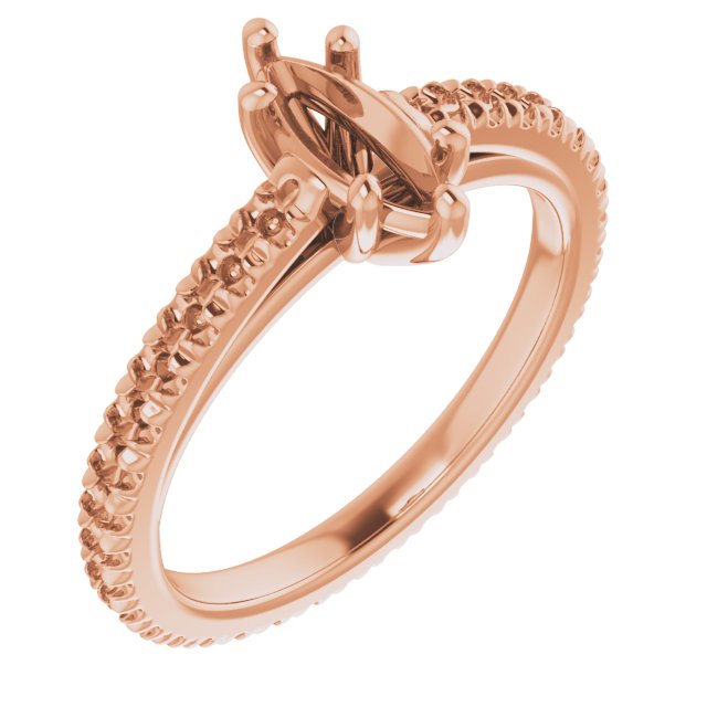 Accented Eternity-Style Engagement Ring