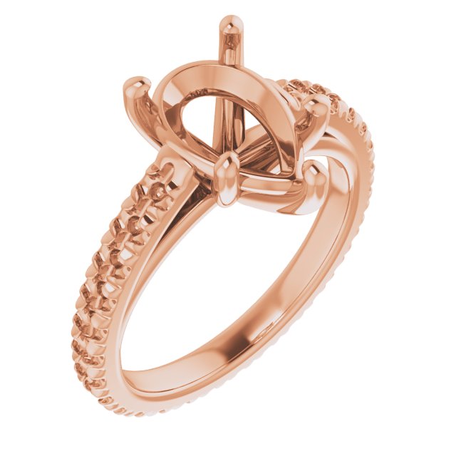 Accented Eternity-Style Engagement Ring