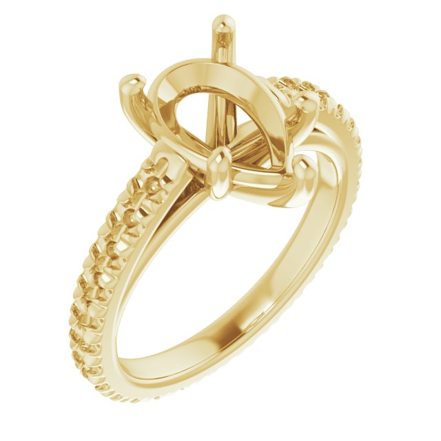 Accented Eternity-Style Engagement Ring