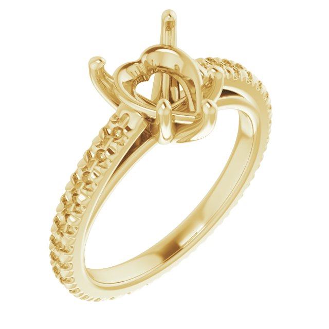 Accented Eternity-Style Engagement Ring