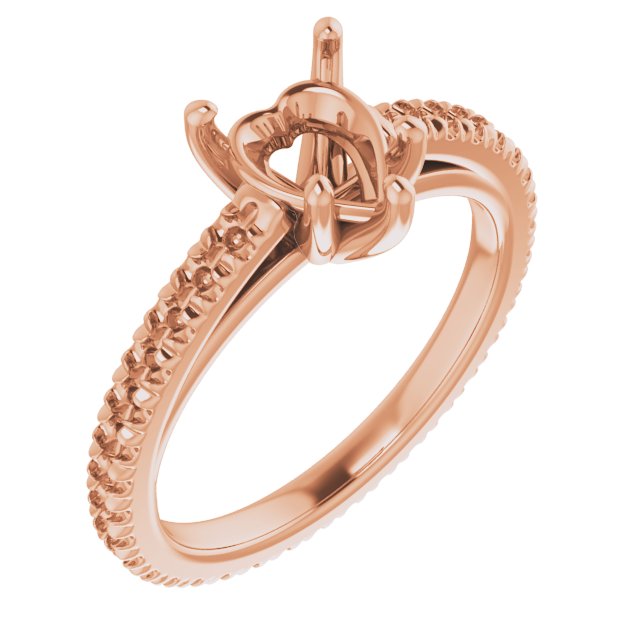 Accented Eternity-Style Engagement Ring