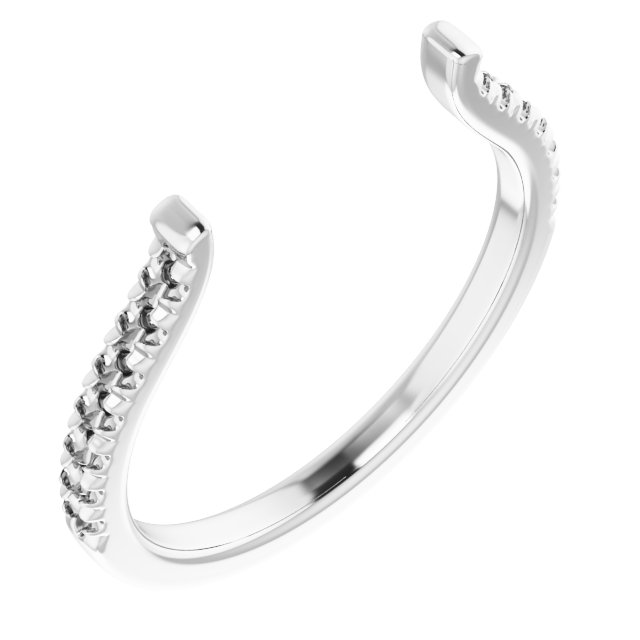 French-Set Open Shank for Multi-Stone Setting