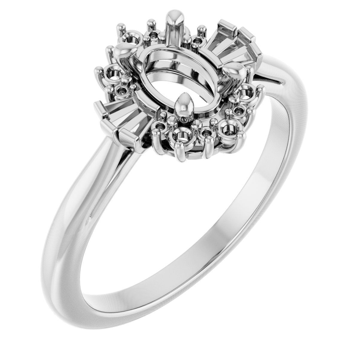 Halo-Style Engagement Ring or Band