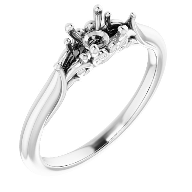 Accented Engagement Ring