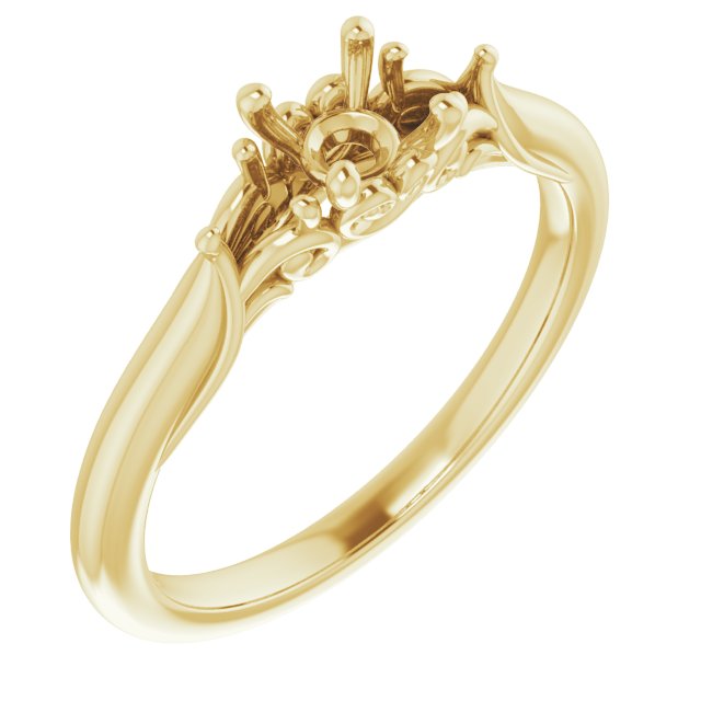 Accented Engagement Ring