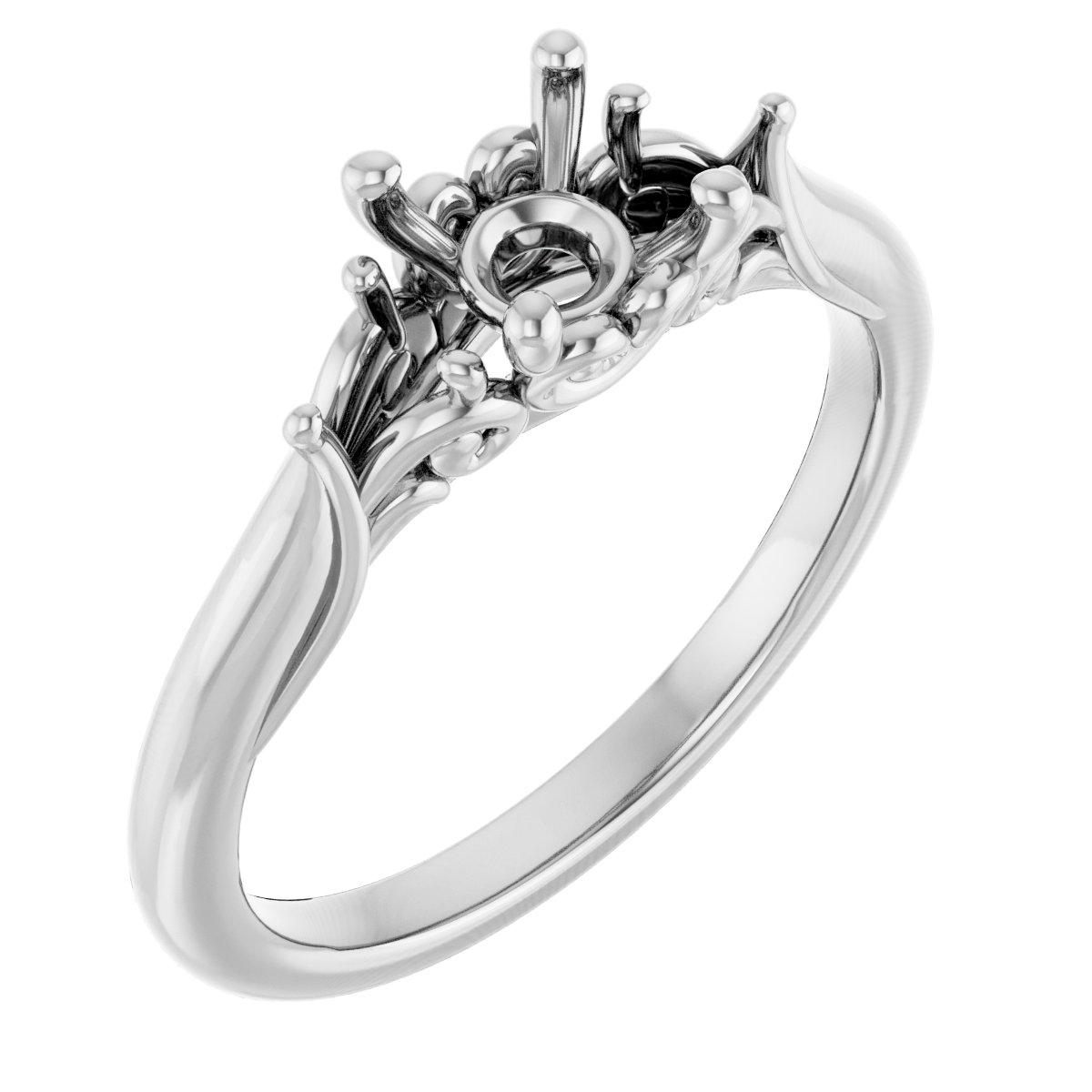 Accented Engagement Ring