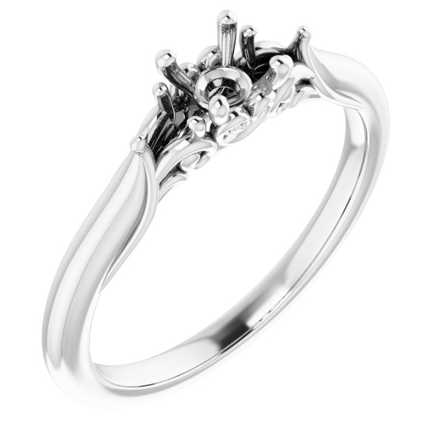 Accented Engagement Ring