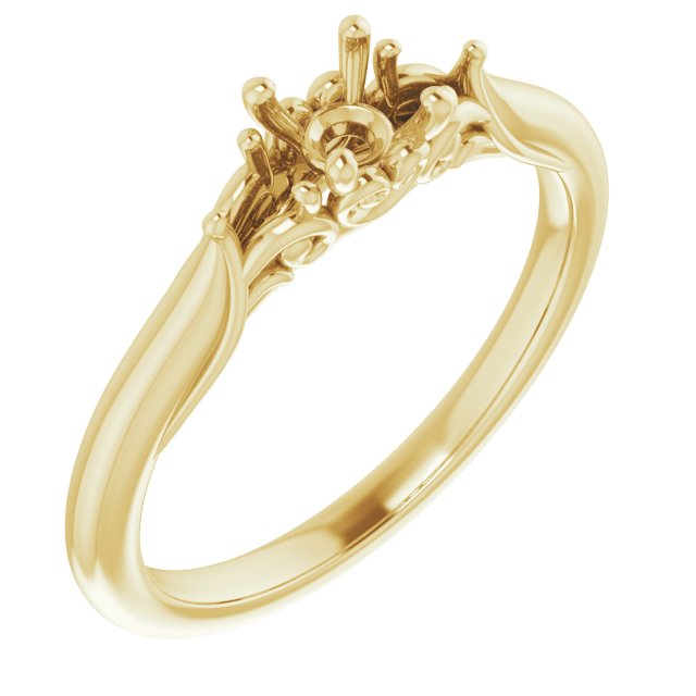 Accented Engagement Ring
