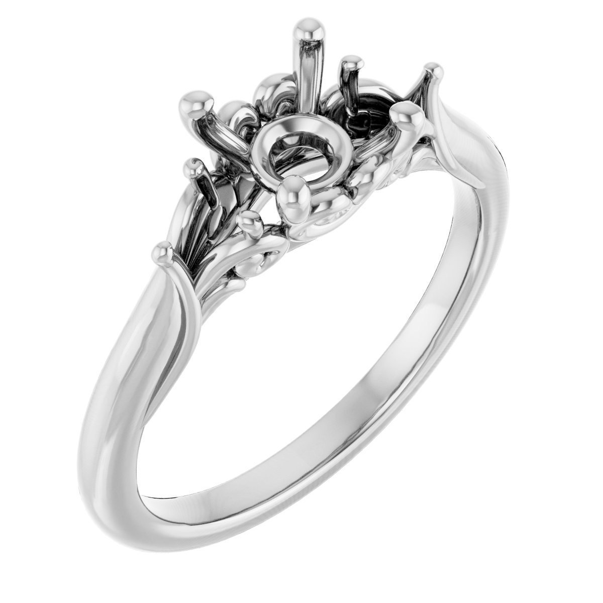 Accented Engagement Ring