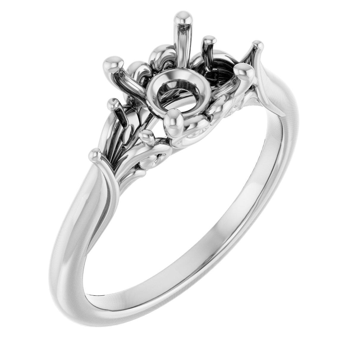 Accented Engagement Ring