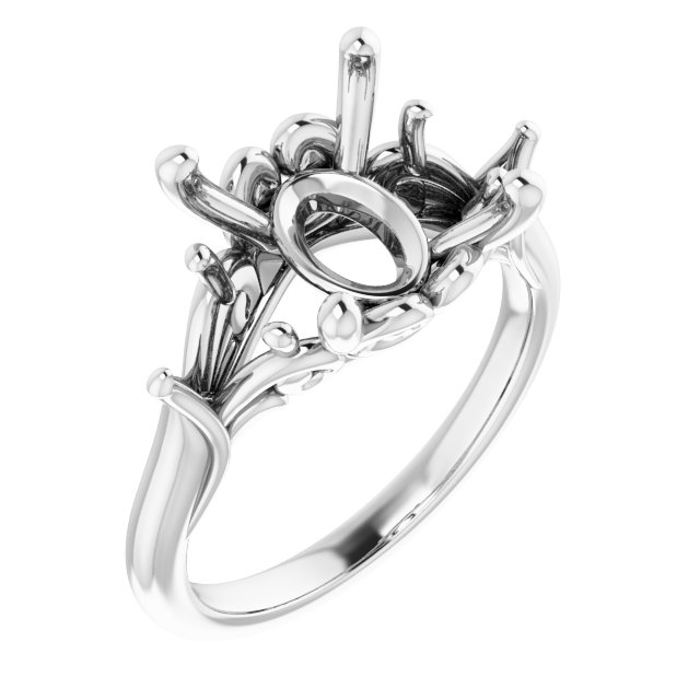 Accented Engagement Ring