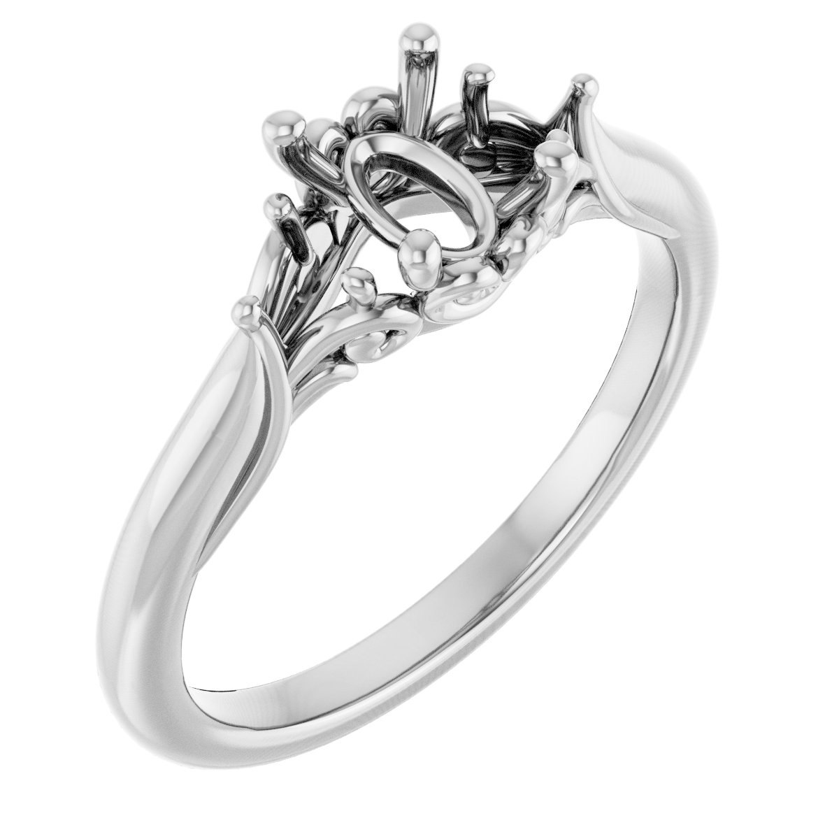 Accented Engagement Ring