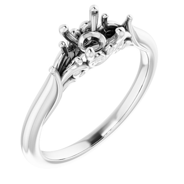 Accented Engagement Ring