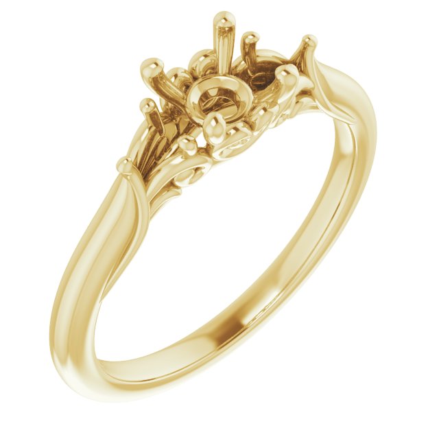 Accented Engagement Ring