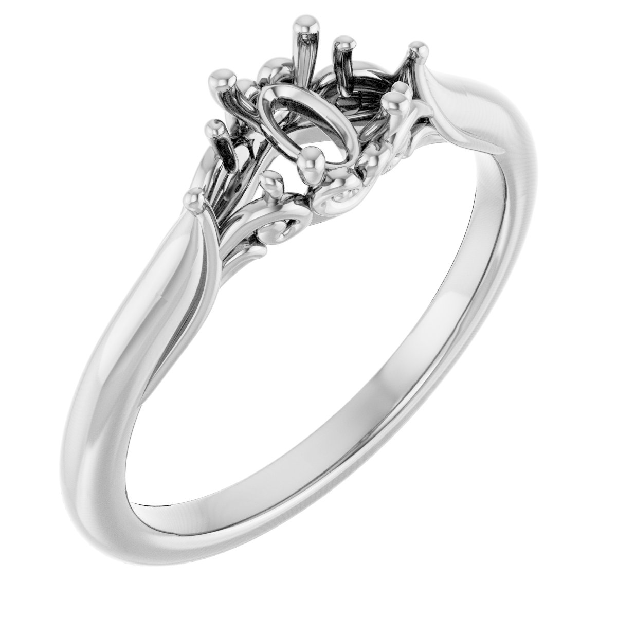 Accented Engagement Ring