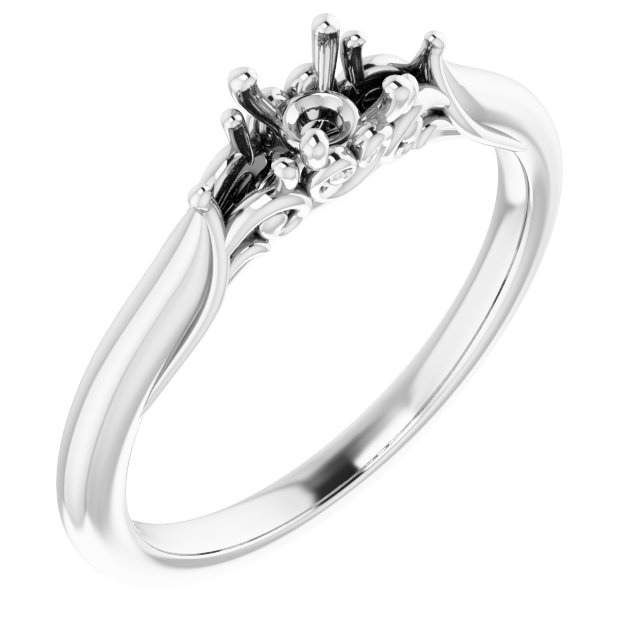 Accented Engagement Ring