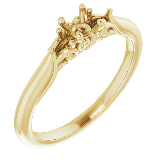 Accented Engagement Ring