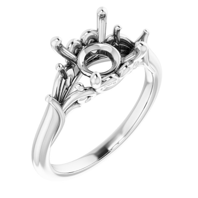 Accented Engagement Ring