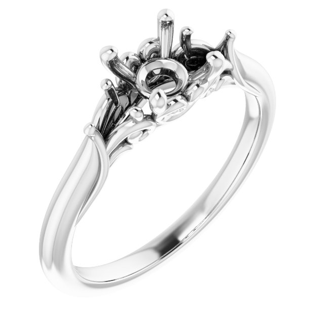 Accented Engagement Ring