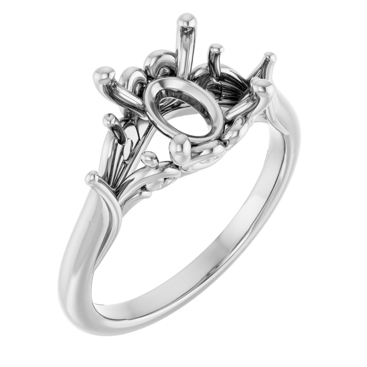 Accented Engagement Ring