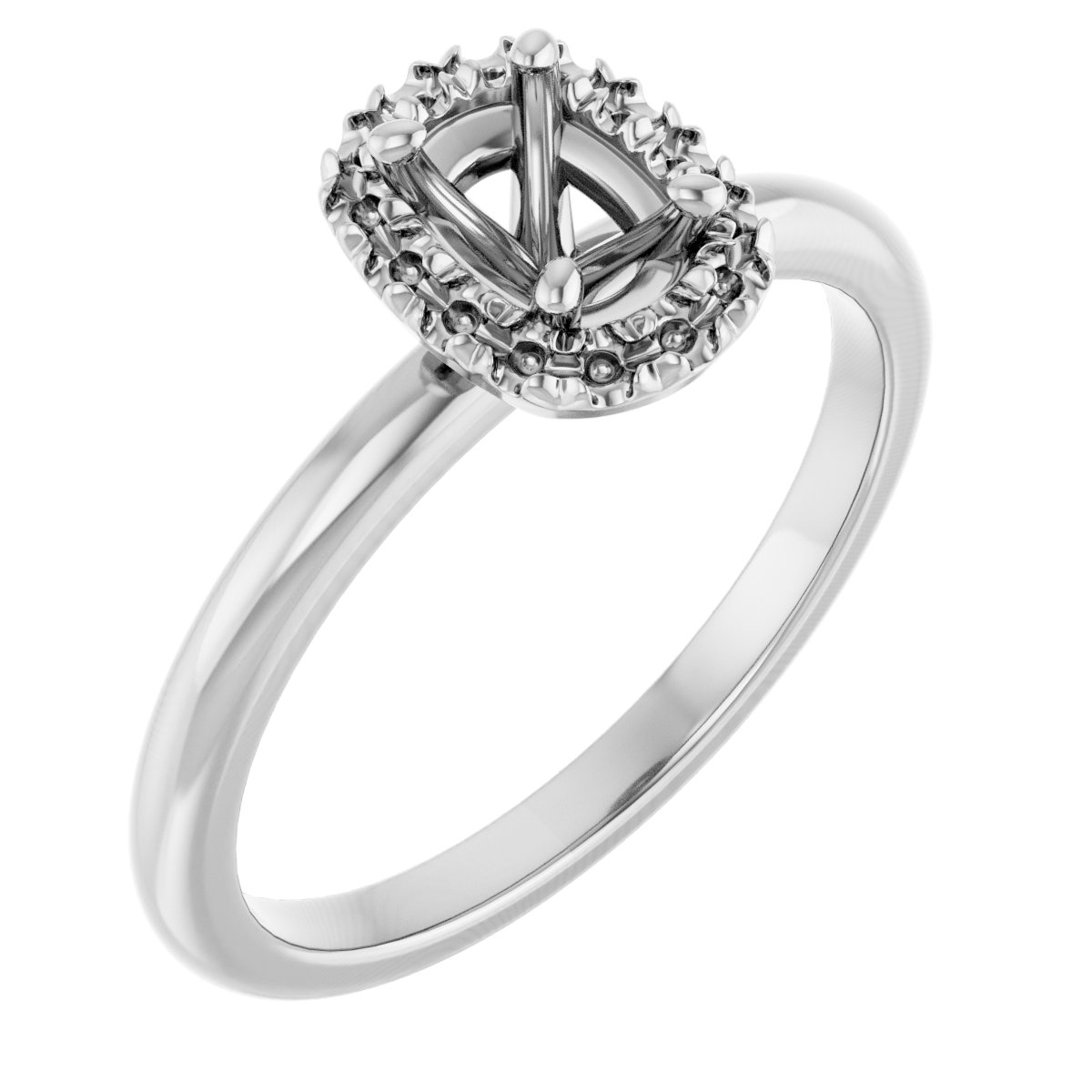 Halo-Style Engagement Ring