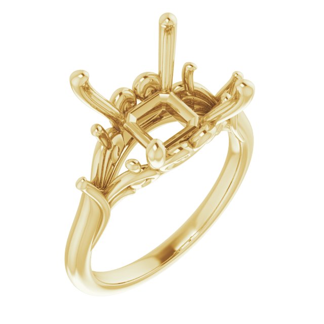 Accented Engagement Ring