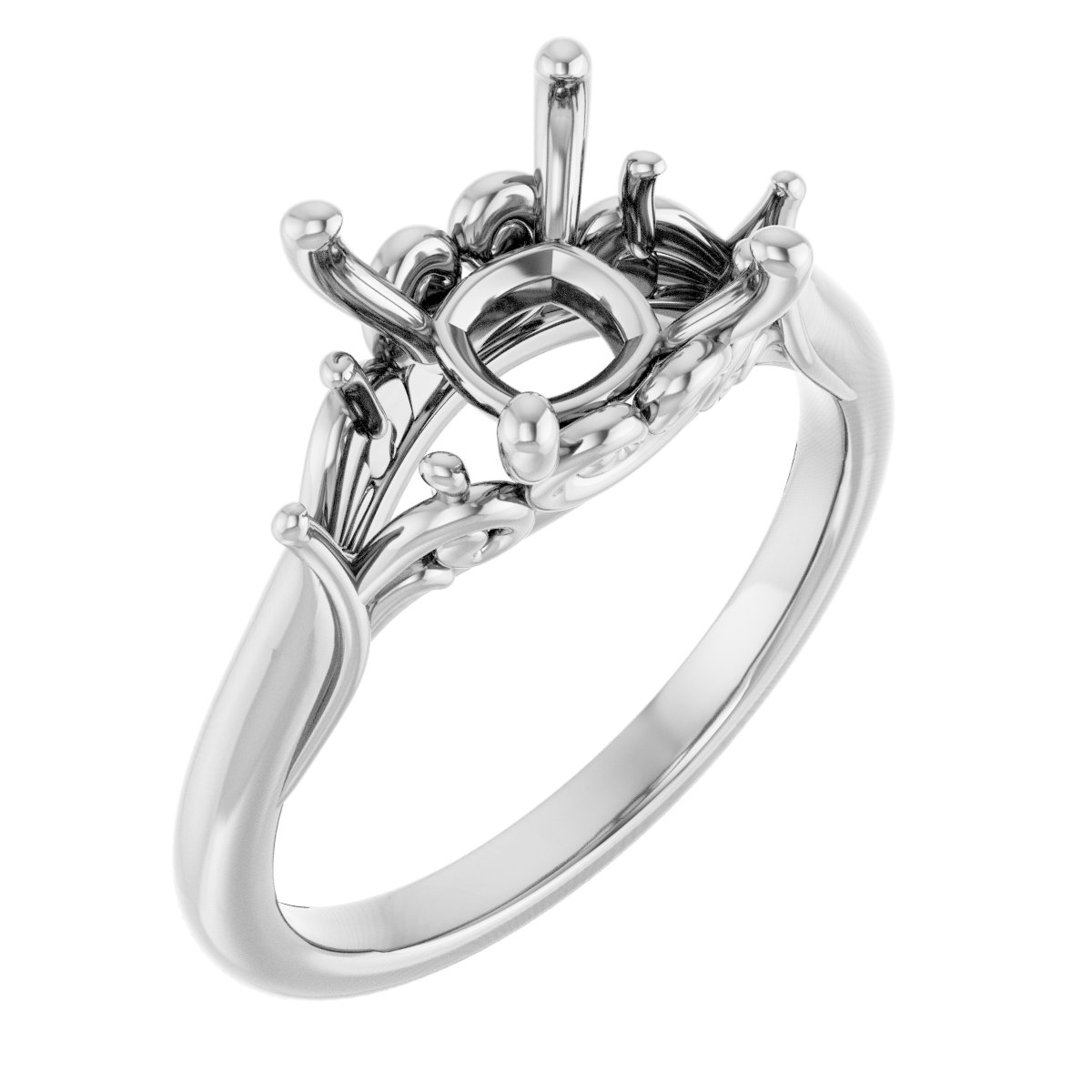 Accented Engagement Ring