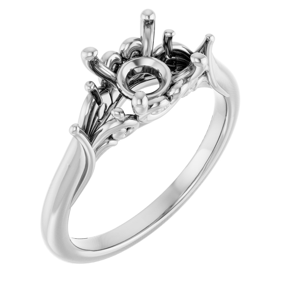 Accented Engagement Ring