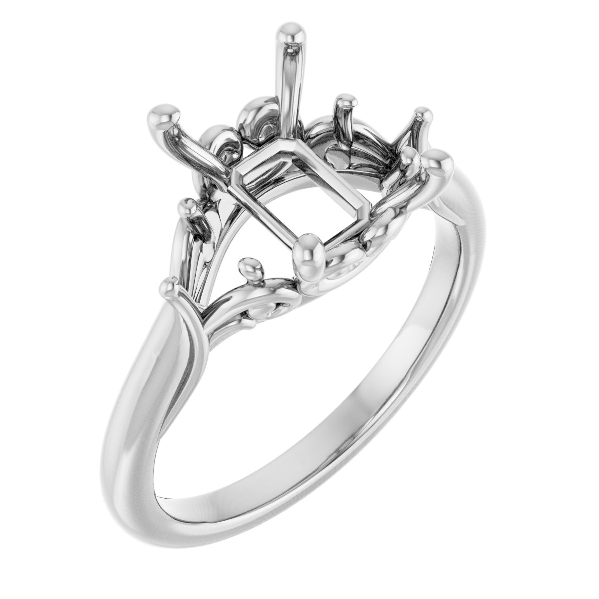 Accented Engagement Ring