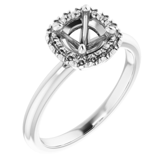 Halo-Style Engagement Ring