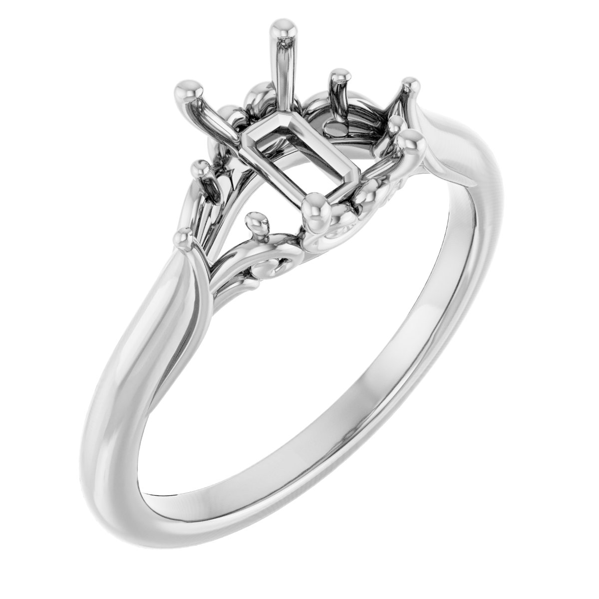 Accented Engagement Ring