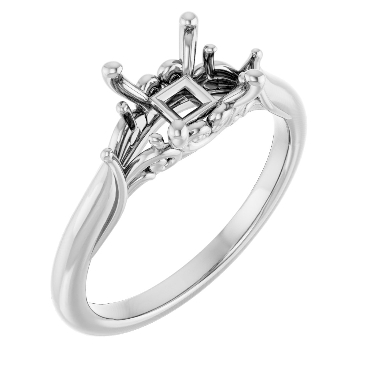 Accented Engagement Ring