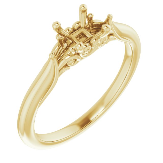 Accented Engagement Ring