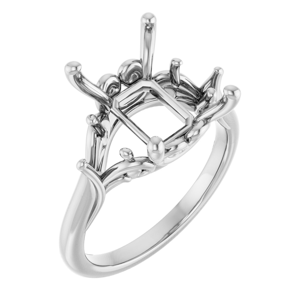 Accented Engagement Ring