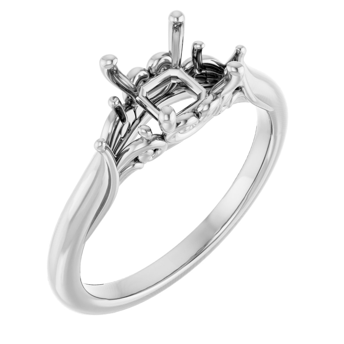 Accented Engagement Ring