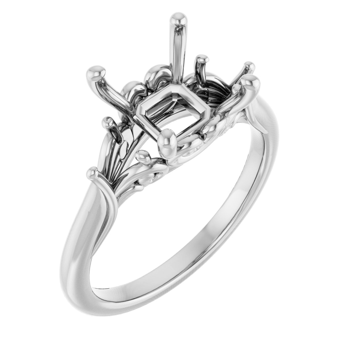 Accented Engagement Ring
