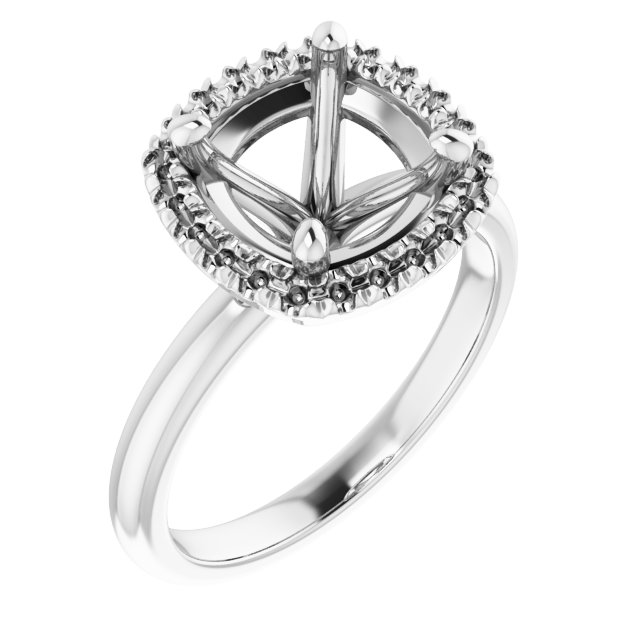 Halo-Style Engagement Ring