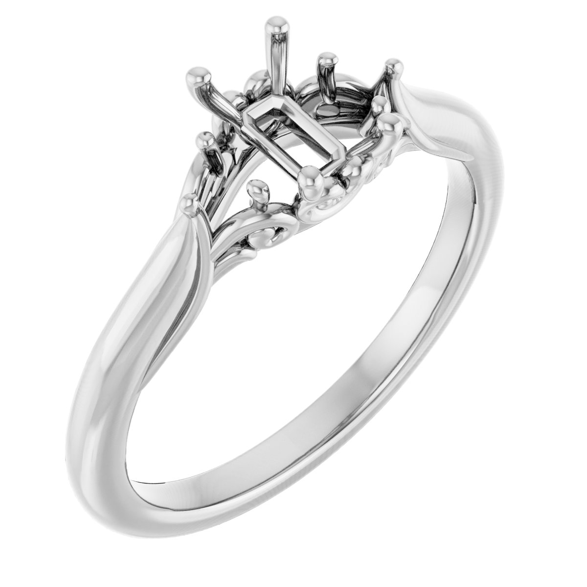 Accented Engagement Ring