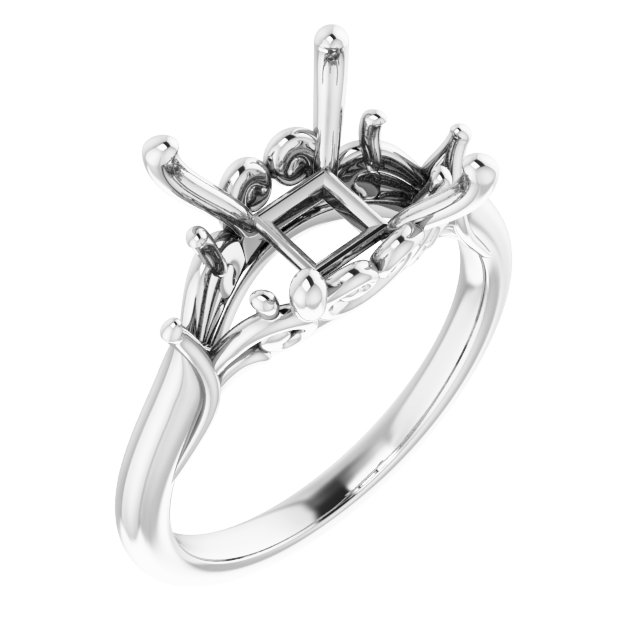 Accented Engagement Ring