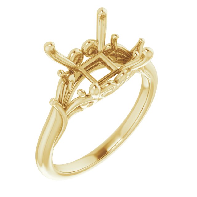 Accented Engagement Ring