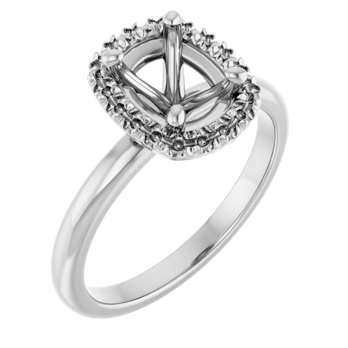 Halo-Style Engagement Ring