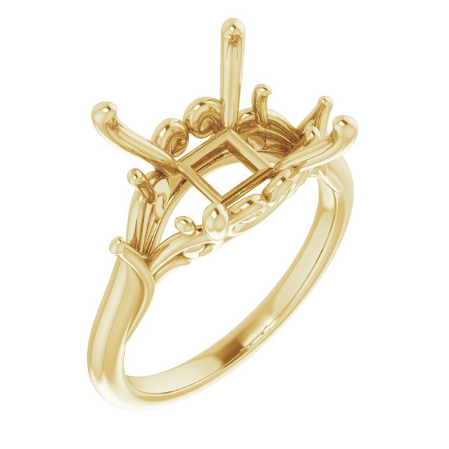 Accented Engagement Ring