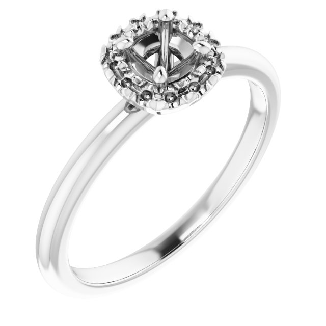 Halo-Style Engagement Ring